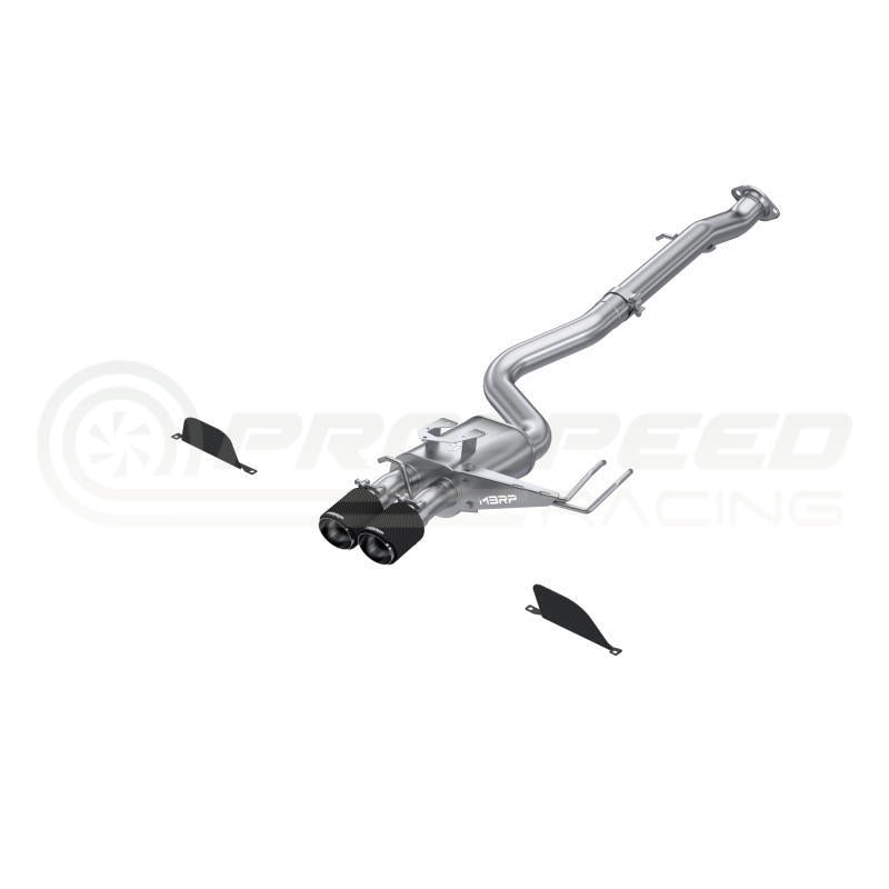 MBRP 3" Cat Back Exhaust w/Dual Centre Carbon Fibre Tips Toyota GR Corolla GZEA14R 23+ S43023BE