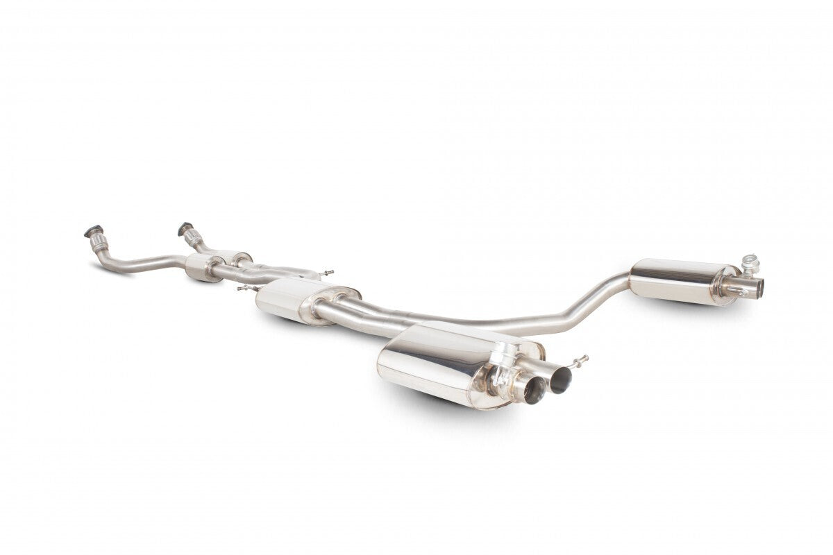 Scorpion Exhausts Valved Resonated Cat Back Exhaust - Audi RS4 B8 12-15/RS5 8T SAU048SYS