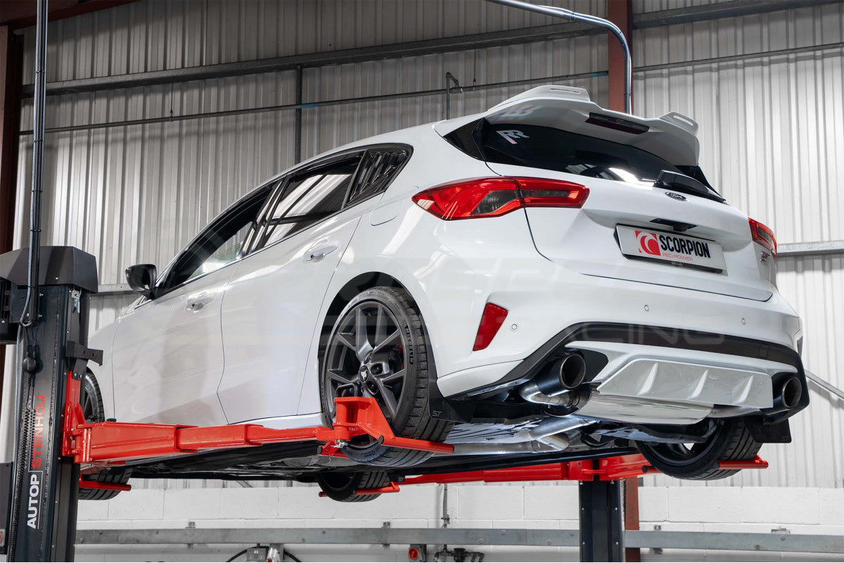 Scorpion Exhaust 3" Cat Back Exhaust w/Ascari Carbon Fibre Tips