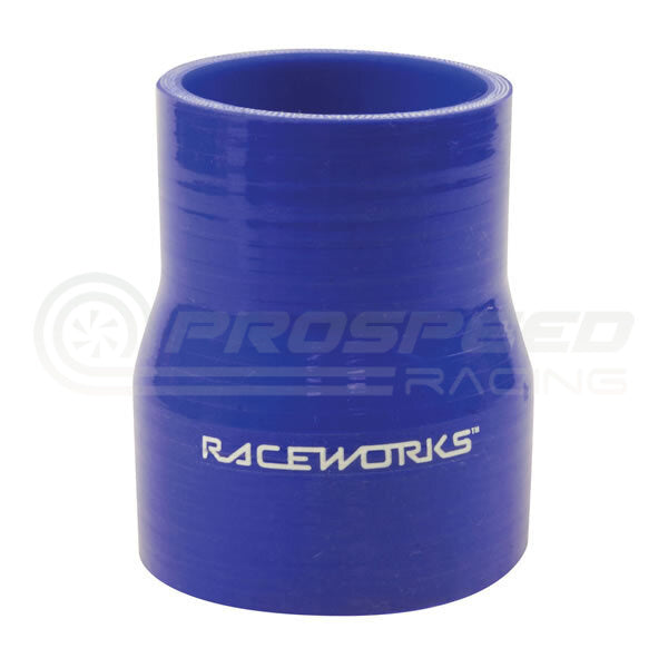 Raceworks Straight Silicone Hose Reducer Blue