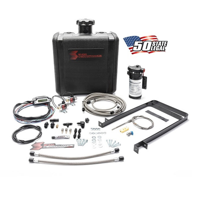Snow Performance Stage 3 Diesel Boost Cooler Water/Meth Kit w/2D MAP Controller - Braided Hose