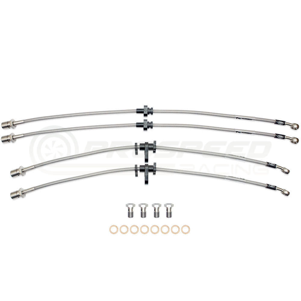 HEL Performance Stainless Braided Brake Lines - Subaru WRX/STI GD 01-07 SUB-4-014 | Pro Speed Racing