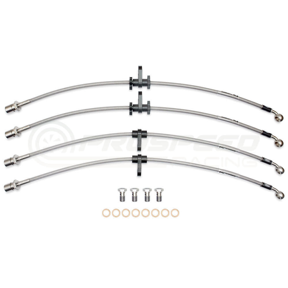 HEL Performance Stainless Braided Brake Lines - Subaru WRX/STI 08-17 SUB-4-015 | Pro Speed Racing