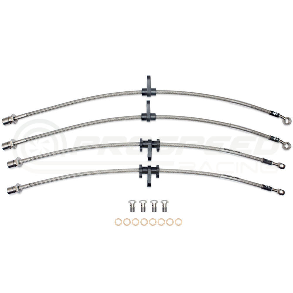 HEL Performance Stainless Braided Brake Lines - Subaru Forester XT SJ 13-18 SUB-4-052 | Pro Speed