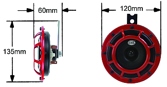 Hella Genuine Supertone Horn Kit w/Grimmspeed Bracket and Harness and PSR Coloured Covers