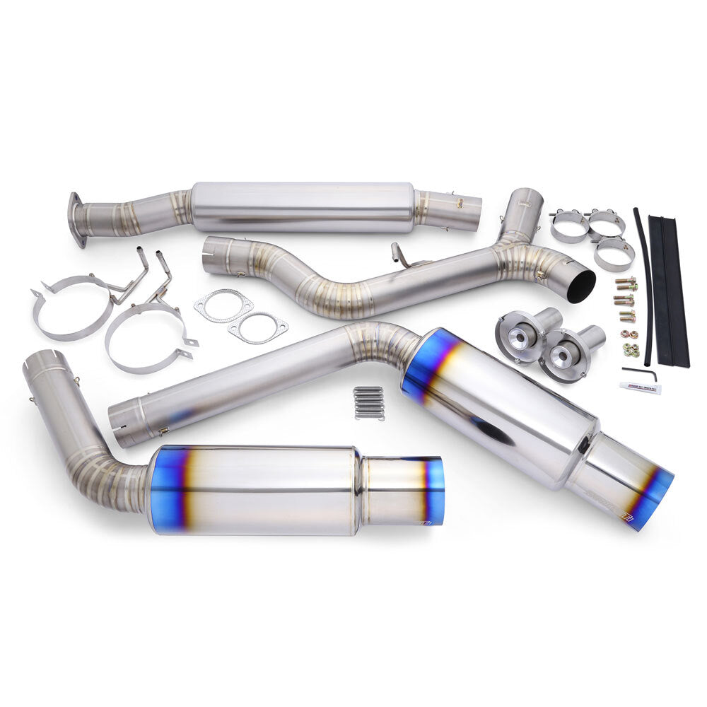 Tomei Expreme Ti Type D Titanium Cat Back Exhaust Dual Exit 1