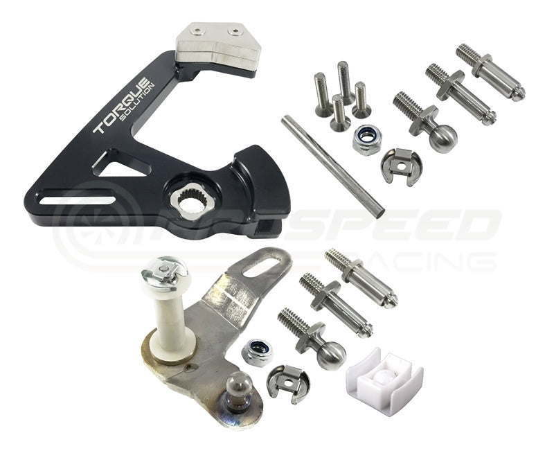 Torque Solution Billet Adjustable Short Shifter Arm w/ Stainless Lever