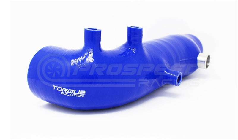 Torque Solution 2.4" Turbo Inlet Hose (Blue)