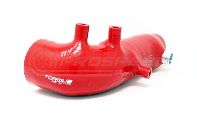 Torque Solution 2.4" Turbo Inlet Hose (Red)