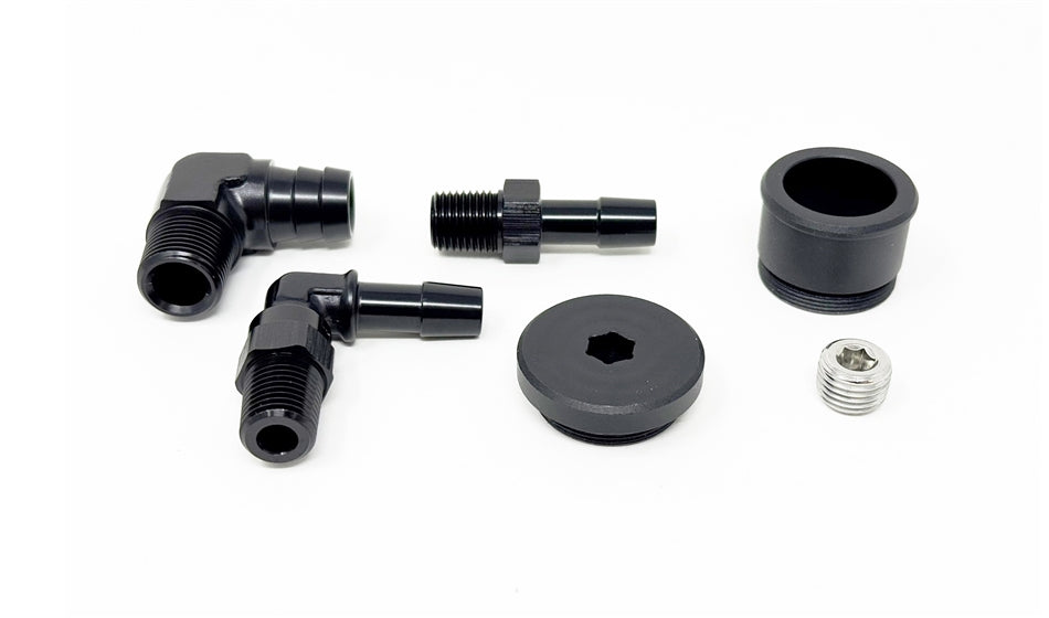 Torque Solution Carbon Fibre Hard Turbo Inlet - OEM (2.4")