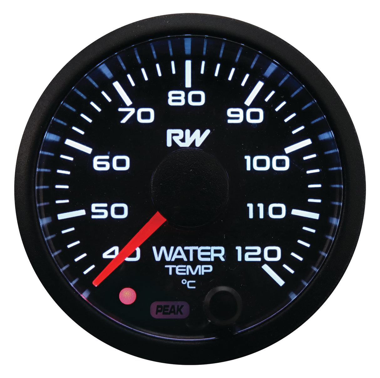 Raceworks 52mm Electronic Water Temperature Gauge