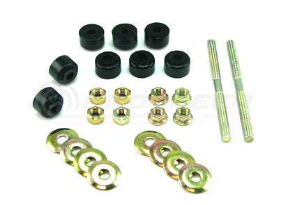 Whiteline Sway Bar Threaded Rod Link 140mm, w/Bushes - Universal W21806S | Pro Speed Racing