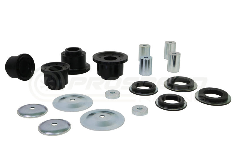 Whiteline W93343 Rear Crossmember Mount Bushing Kit – Performance Upgrade For Improved Rear End Handling & Alignment