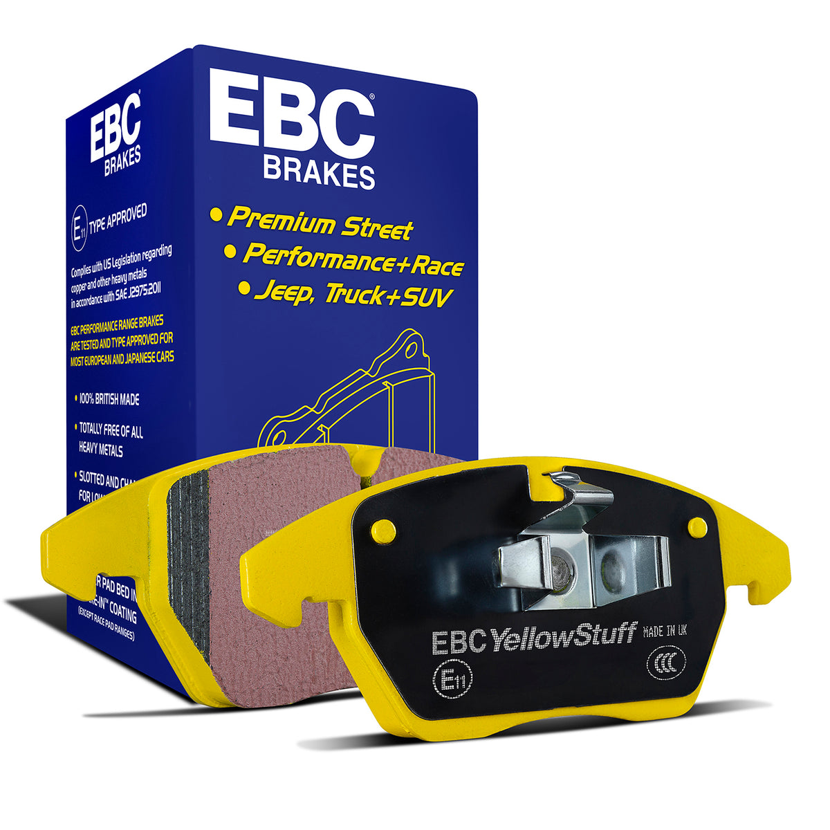 EBC DP43046R 15+ Ford Edge 2.0 Turbo FWD Yellowstuff Front Brake Pads