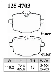 Dixcel M Type Brake Pads