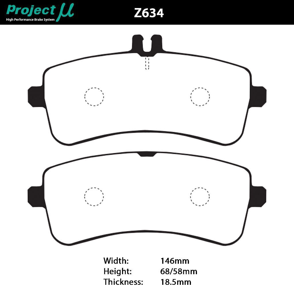 Project Mu Type HC+ Rear Brake Pads