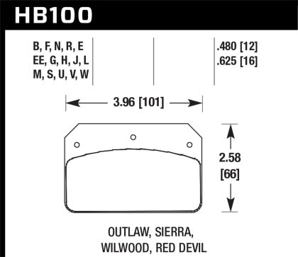 Hawk Performance DTC-30 Brake Pads