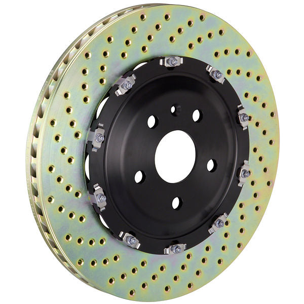 Brembo 2-Piece Drilled Front Brake Rotors PAIR - 380x34mm