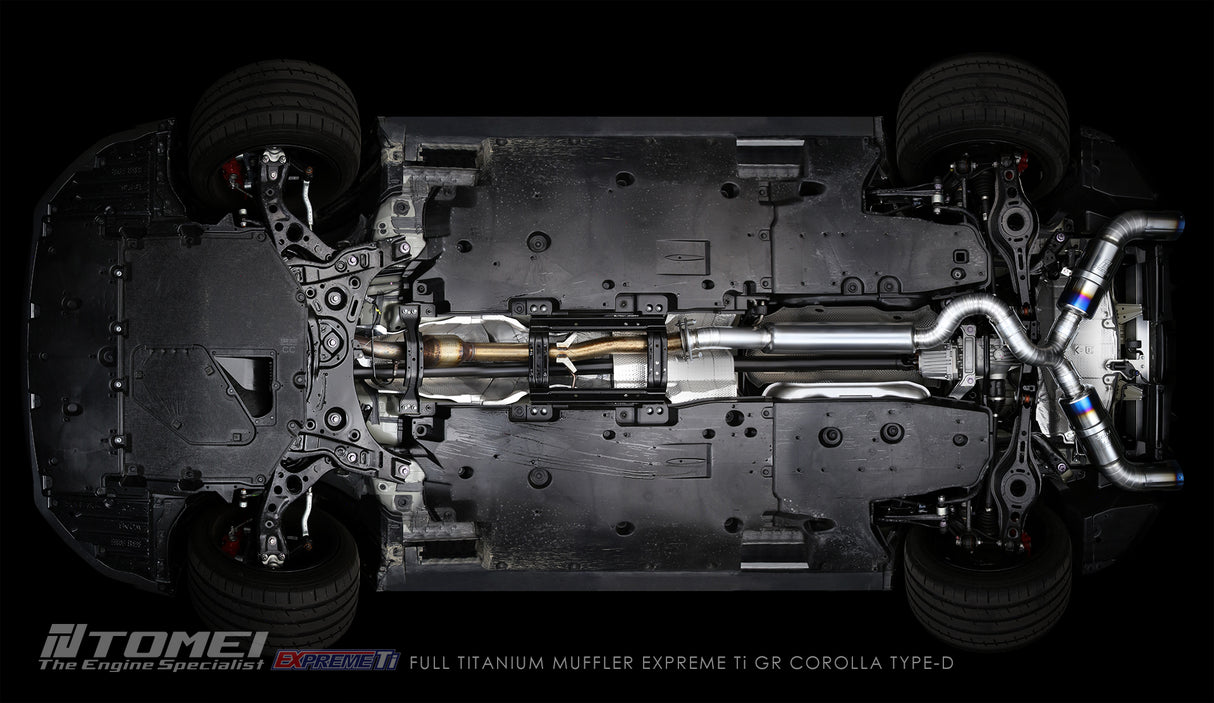 Tomei Expreme Ti Type D Dual Cat Back Exhaust