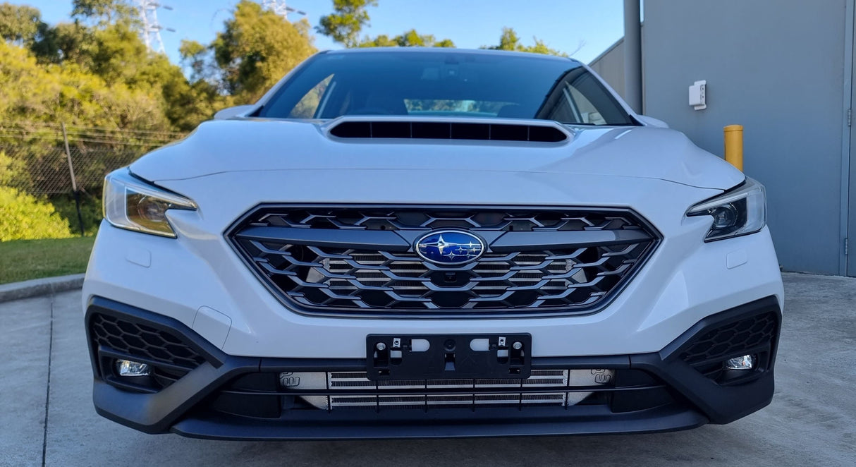 Process West Stage 2 100mm Front Mount Intercooler Kit w/Raw Finish Core - Suit PW Intake Manifold
