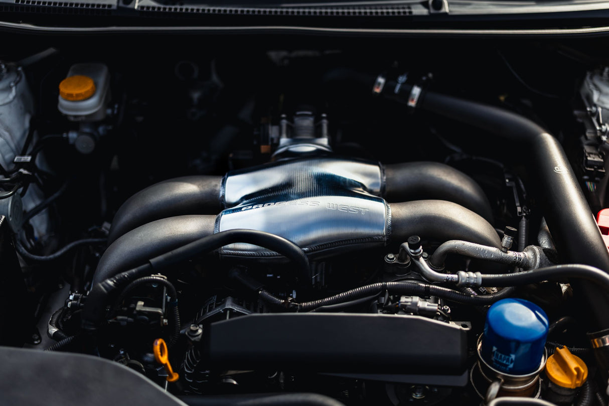 Process West Intake Manifold w/Port Injection Fuel Rails - Raw Finish