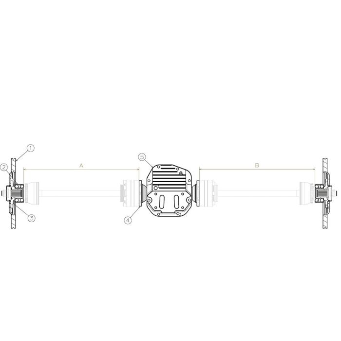 Wisefab Rear Halfshaft Kit