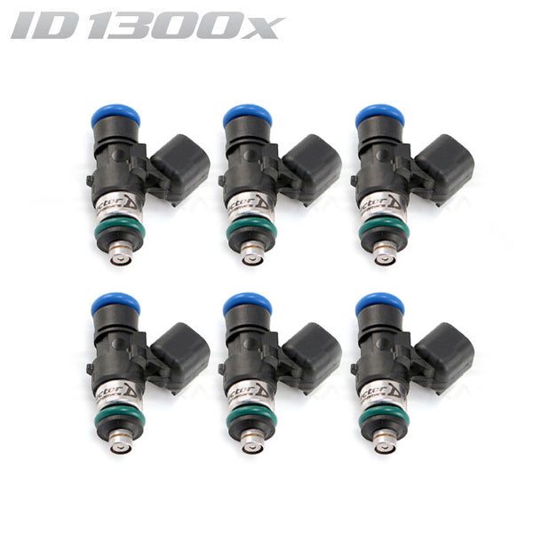 Injector Dynamics ID1300-XDS 34mm Injectors Set of 6 w/14mm Top & 14mm Lower O-Ring