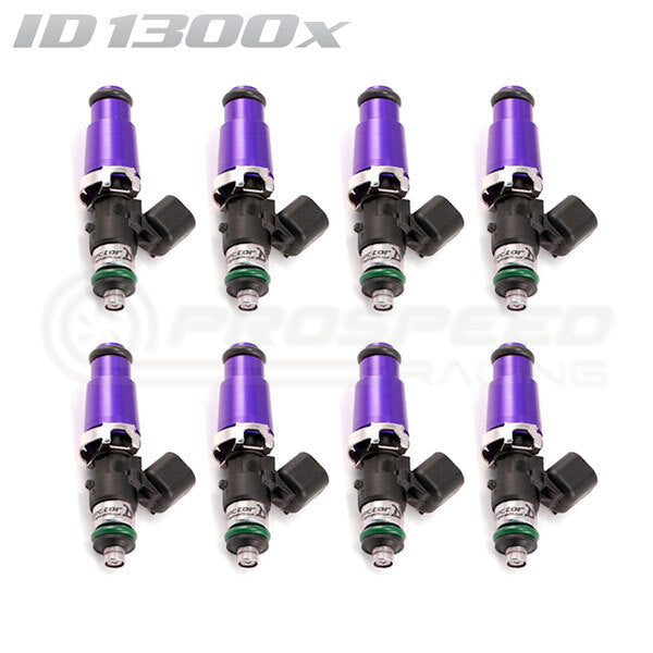 Injector Dynamics ID1300-XDS Direct Fit Injectors Set of 8 w/Potted 4" Wires
