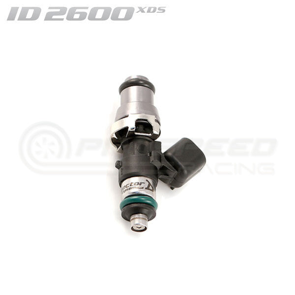 Injector Dynamics ID2600-XDS 48mm Single Injector w/14mm Grey Adaptor Top, 14mm Lower O-ring
