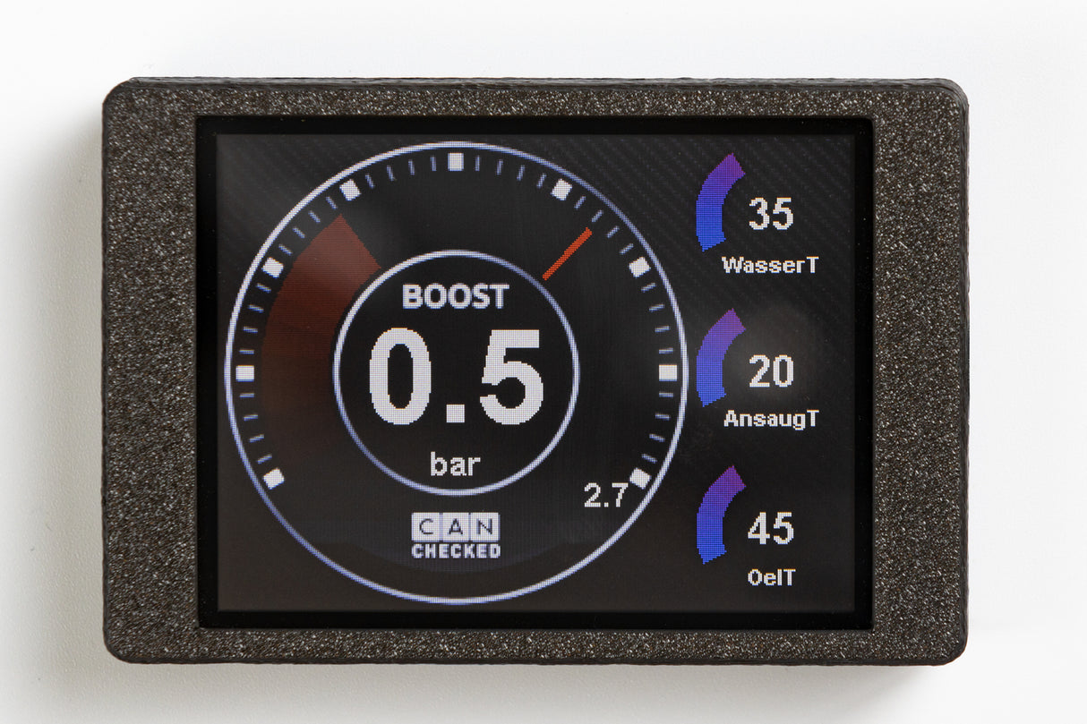 CANchecked MFD32 Gen2 Programmable Touch Screen CanBus Display