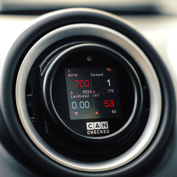 CANchecked MFD15 Gen2 OLED Programmable CanBus Gauge Display Kit