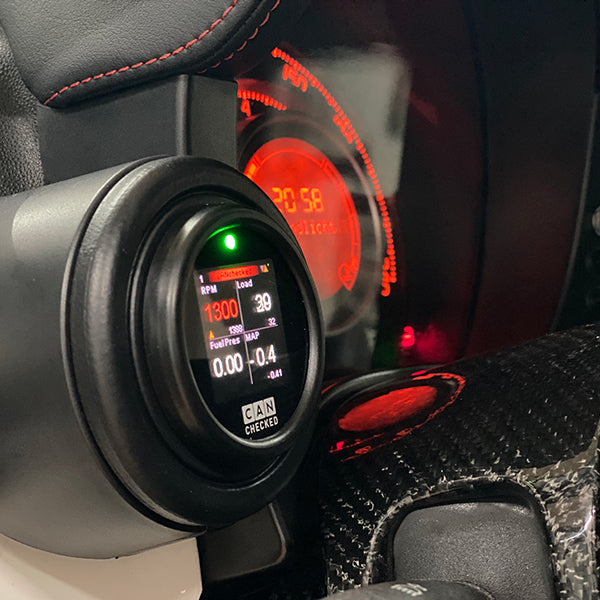 CANchecked MFD15 Gen2 OLED Programmable CanBus Gauge Display Kit