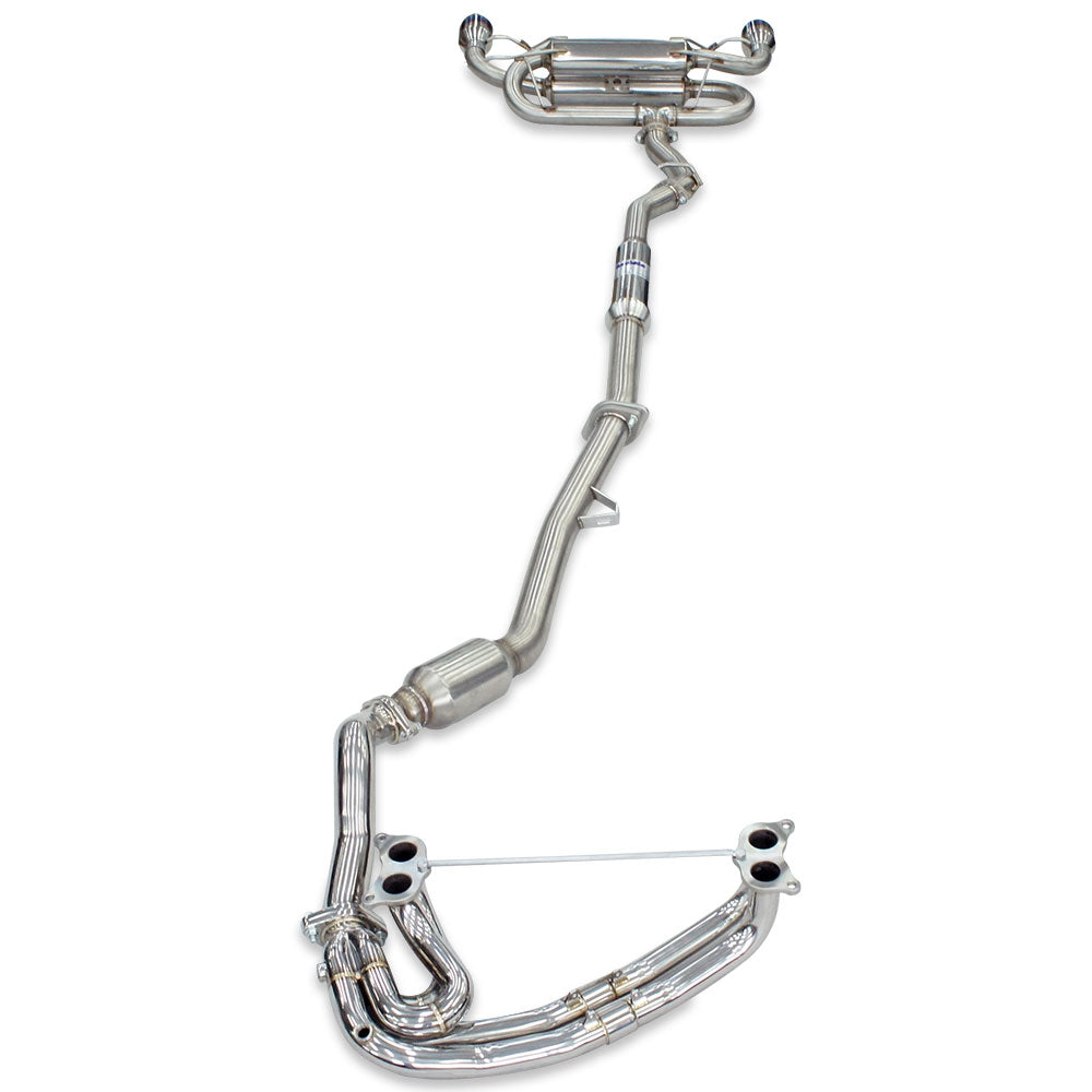 Invidia R400 70mm Engine Back Exhaust w/PSR Unequal Headers
