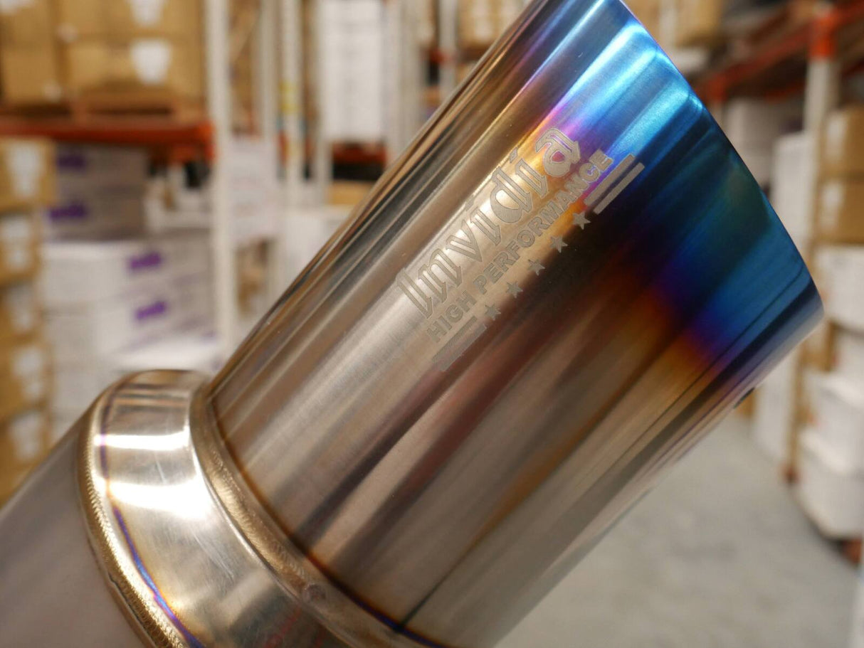 Invidia Titan G5 Titanium N1 Single Exit Cat Back Exhaust Resonated