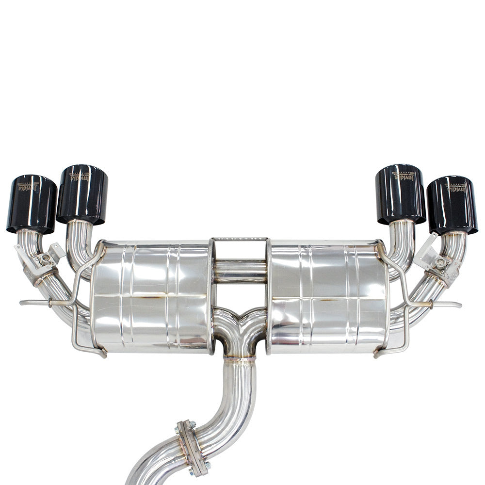 Invidia R400 Valved Cat Back Exhaust w/Oval Tips 2