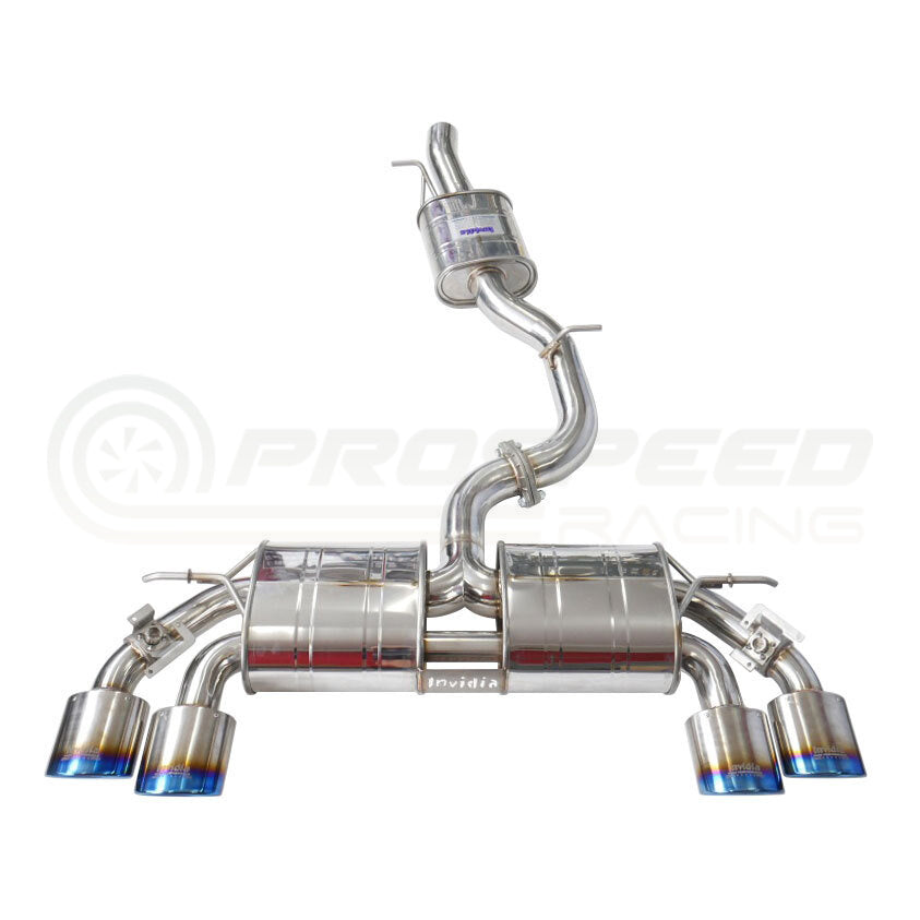 Invidia R400 Valved Cat Back Exhaust w/Oval Tips 6