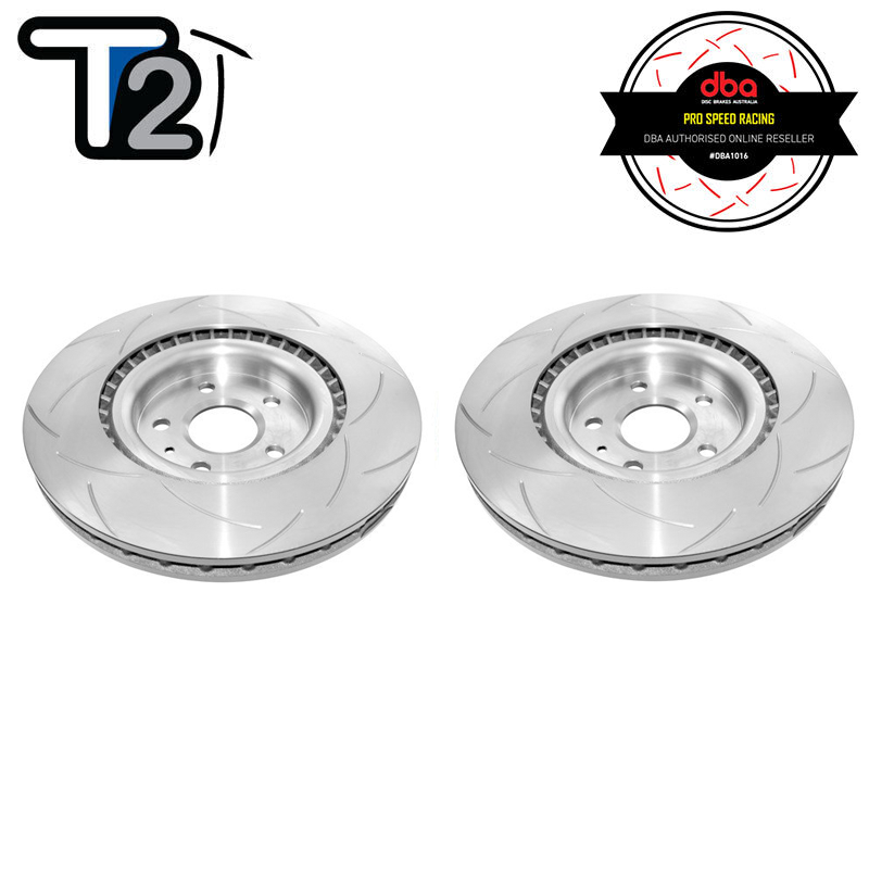 2 x DBA T2 Slotted Rotor FOR HOLDEN COMMODORE VH DBA016S
