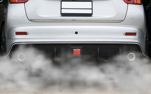 Image of a WRX with installed performance exhaust system, Image by Pro Speed Racing