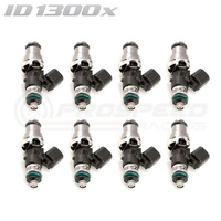 ID1300-XDS Injectors Set of 8, 48mm Length, 14mm Grey Adaptor Top, 14mm Lower O-ring - BMW M3 E90/E92/E93/Dodge Challenger Hellcat