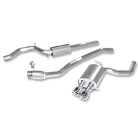 Borla S-Type 2.5" Cat Back Exhaust w/Polished Rolled Tips - Audi A4 B8 (2.0 TFSI)