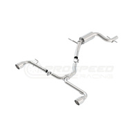 Borla S-Type 2.5" Cat Back Exhaust w/Polished Rolled Tips - VW Golf GTI Mk6