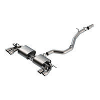 Borla S-Type 3.0" Cat Back Exhaust Non Resonated w/Polished Straight Cut Tips - VW Golf R Mk7.5
