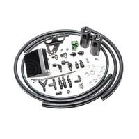 Radium Dual Fluid Lock Catch Can Kit w/RHD Bracket - Subaru WRX 01-14/STI 01-21