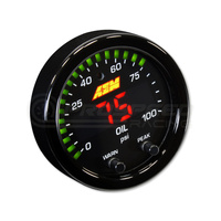 AEM X-Series Digital 100 PSI/7BAR Oil/Fuel Pressure Gauge