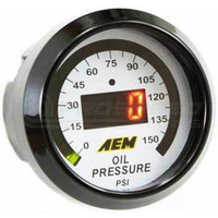 AEM Digital Oil Pressure Display Gauge (0-150psi)