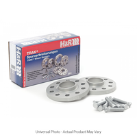 H&R Trak+ DRS Wheel Spacers PAIR 15mm Silver - Mazda 3 BK, BL/3 MPS BK/Mazda 6 GG/MX-5 NC