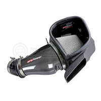 AFE Polished Carbon Fibre Intake w/Dry Filter - Jeep Grand Cherokee Trackhawk WK2 17-21 (6.2L)