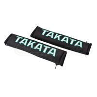 Takata Racing Harness Pads Black PAIR - 2"