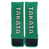 Takata Racing Harness Pads Green PAIR - 2"