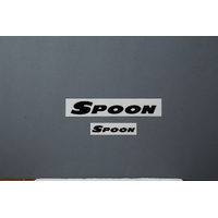 Spoon Sports Team Sticker Black Kit 100/200mm